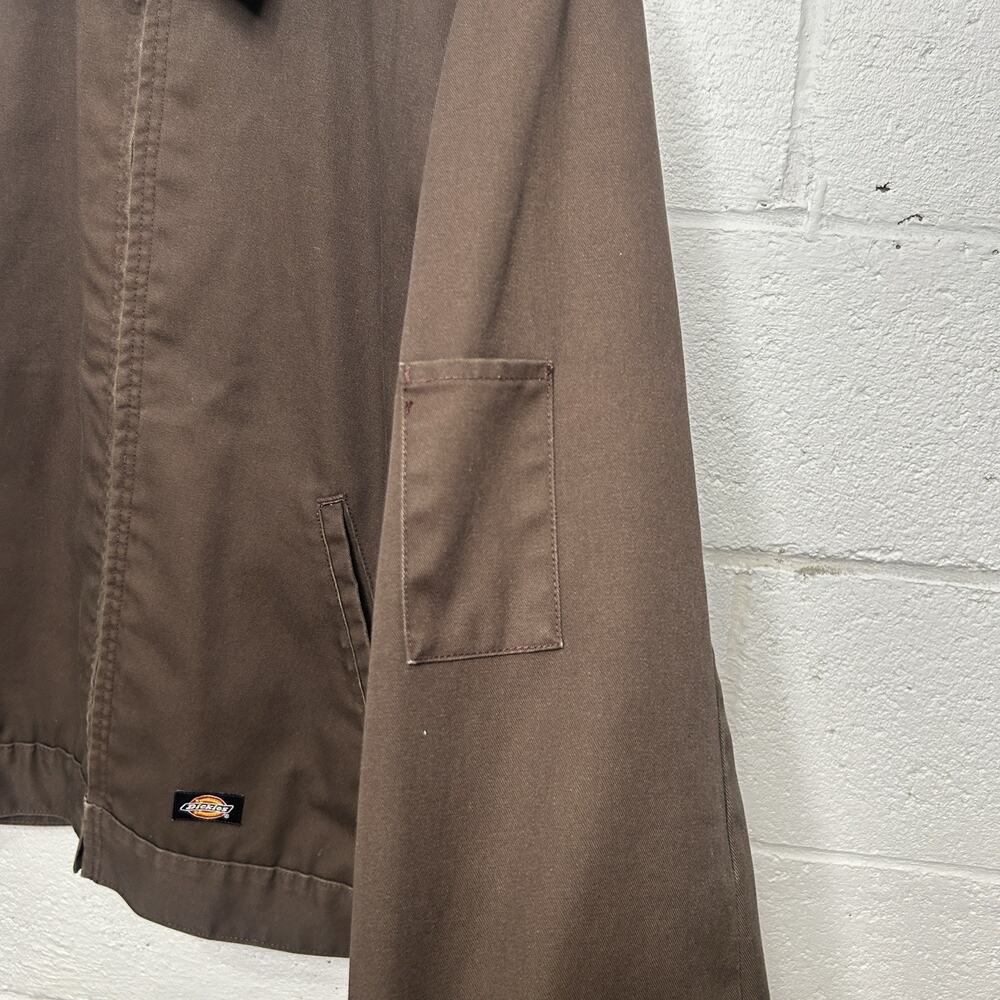Dickies Insulated Quilt-Lined Eisenhower Jacket “Dark Brown” - Picture 4 of 10